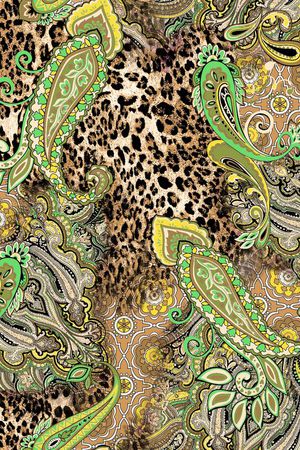 复古印花华亿平台图片