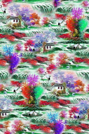 高山印花华亿平台图片