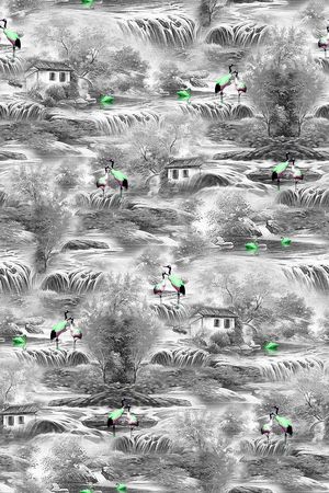 高山印花华亿平台图片