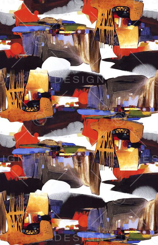 抽象印花华亿平台图片