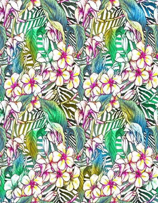 热带风格印花华亿平台图片