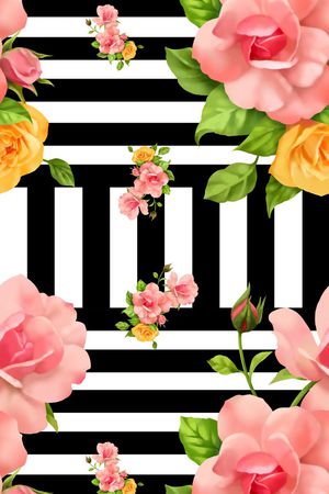 不规律条纹印花华亿平台图片