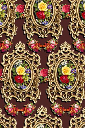 欧式印花华亿平台图片