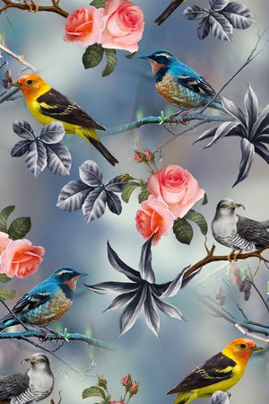 时尚优雅印花华亿平台图片