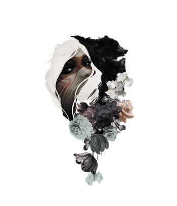 454663-狼人的爱创意男士定位T恤印花