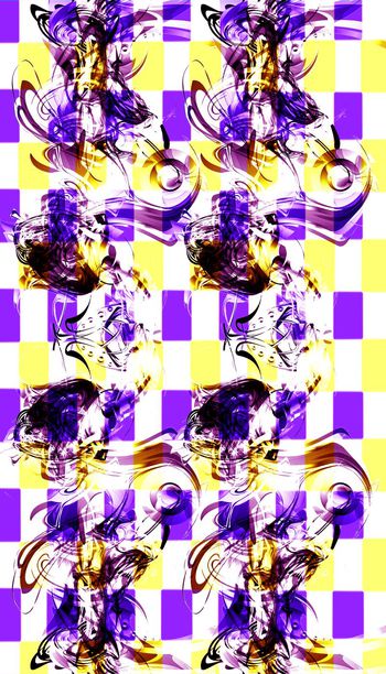 454735-1506 WL345 简洁清新格子