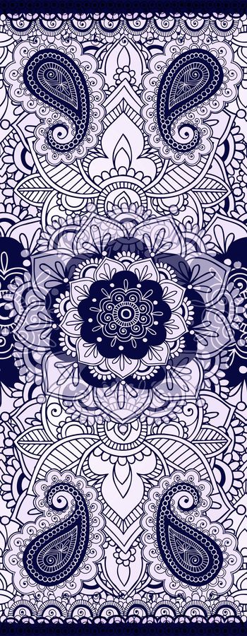 454825-复古 佩斯利 长巾 欧式花纹 二方