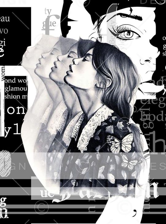 潮流时尚印花华亿平台图片