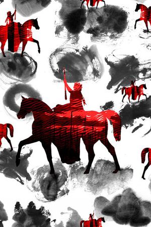 剪影印花华亿平台图片