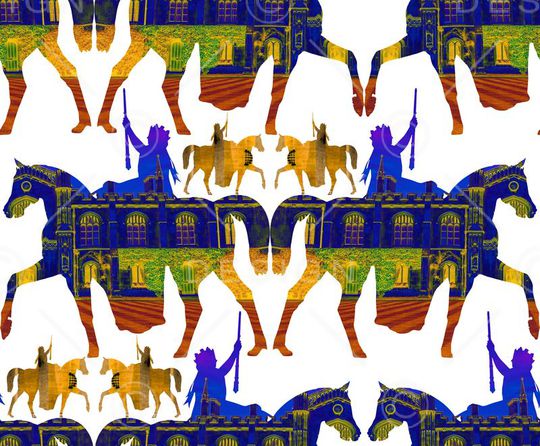 剪影印花华亿平台图片