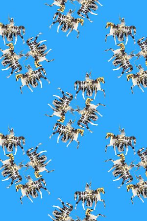 剪影印花华亿平台图片