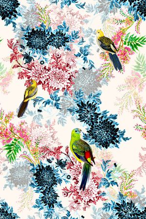 中国风印花华亿平台图片