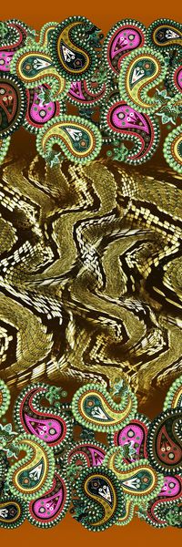 长巾系列印花华亿平台图片