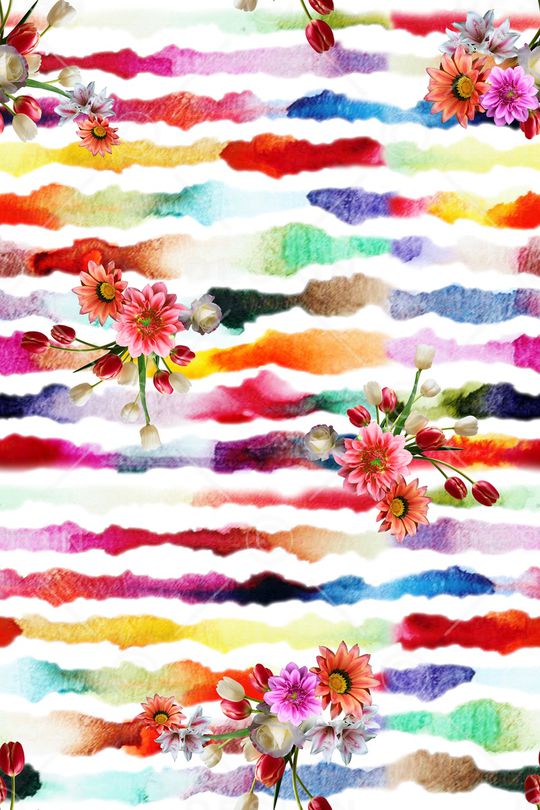 水彩印花华亿平台图片