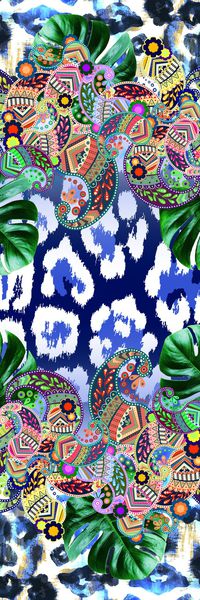 豹纹印花华亿平台图片