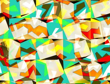 455073-七彩多边形七巧板