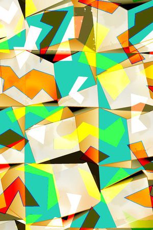 多边形印花华亿平台图片