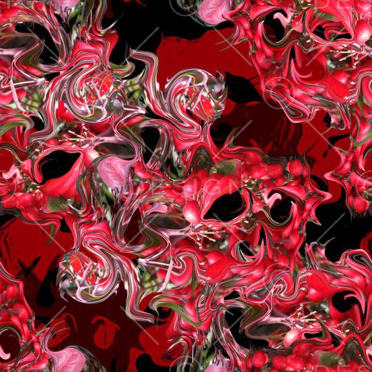 抽象印花华亿平台图片