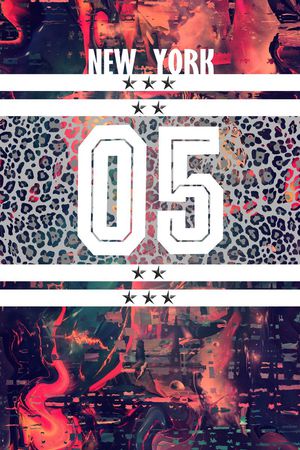 豹纹印花华亿平台图片