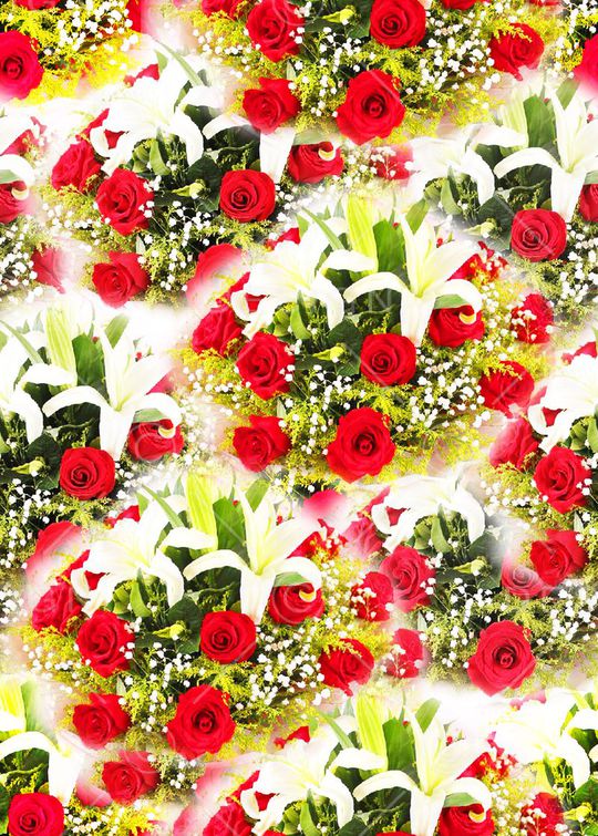 田园风印花华亿平台图片