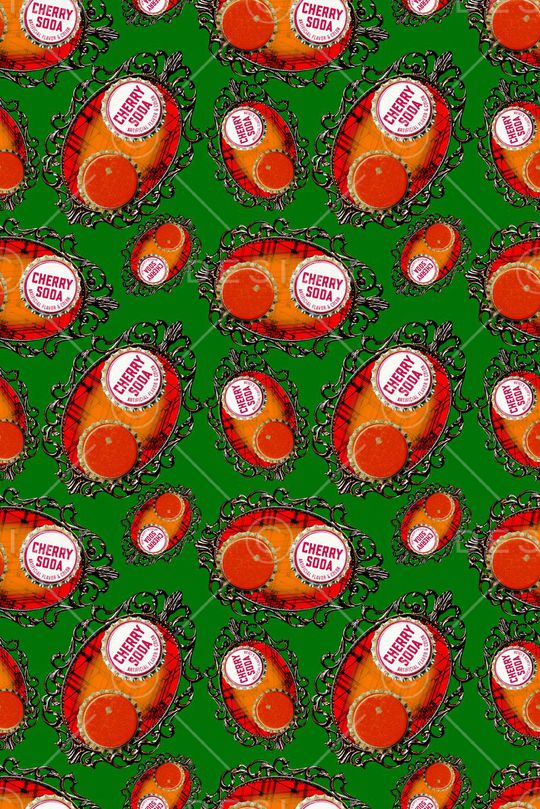 小清新时尚印花华亿平台图片