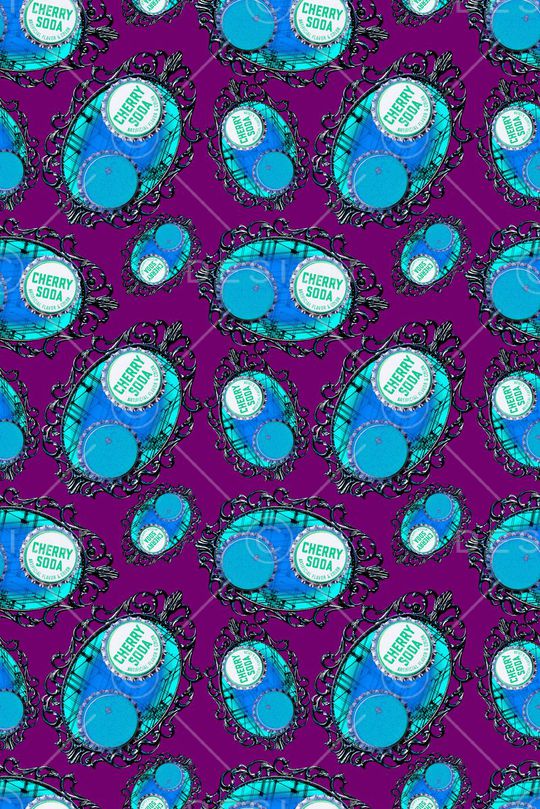 小清新时尚印花华亿平台图片