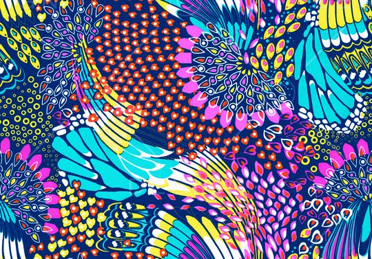 抽象印花华亿平台图片