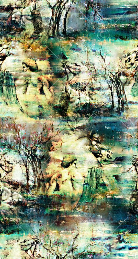 笔触印花华亿平台图片