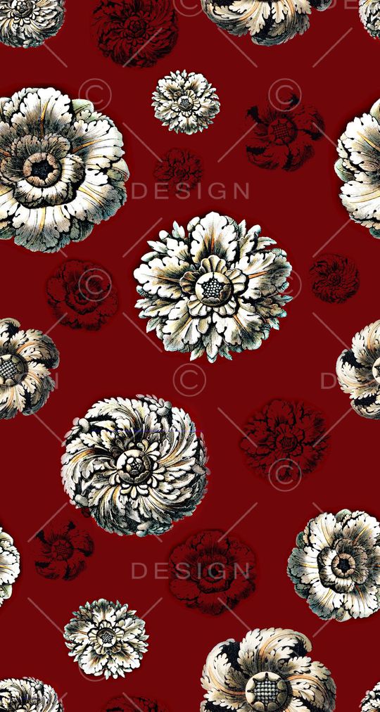 复古印花华亿平台图片