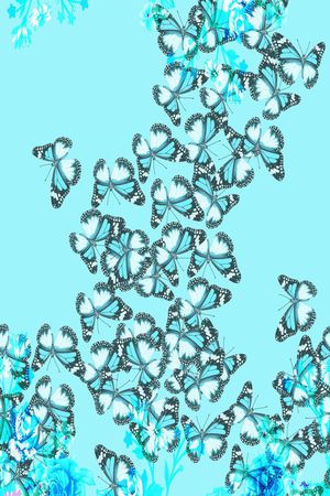 长方丝巾印花华亿平台图片