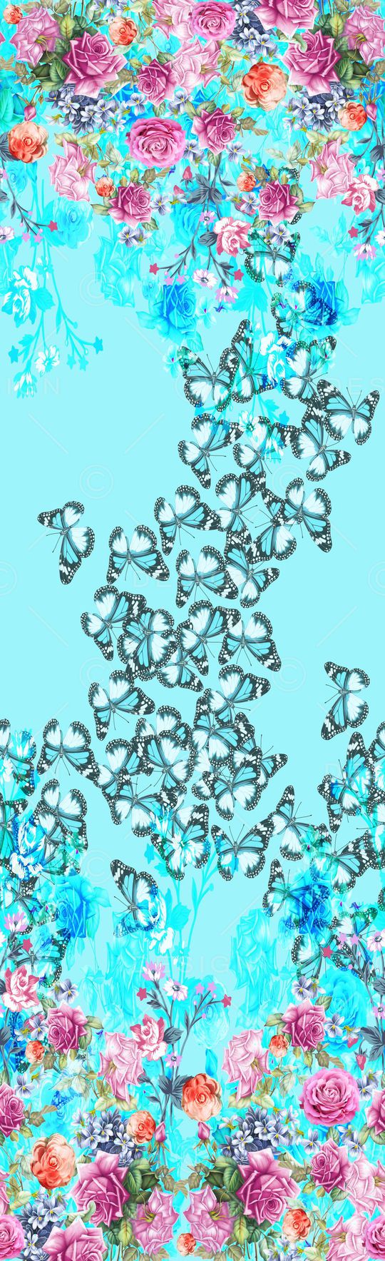 长方丝巾印花华亿平台图片