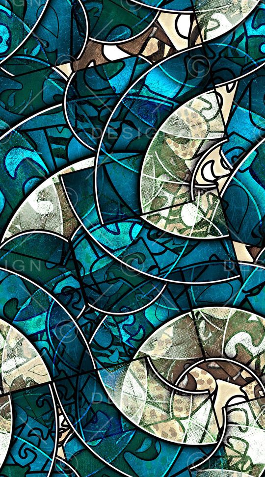 抽象印花华亿平台图片