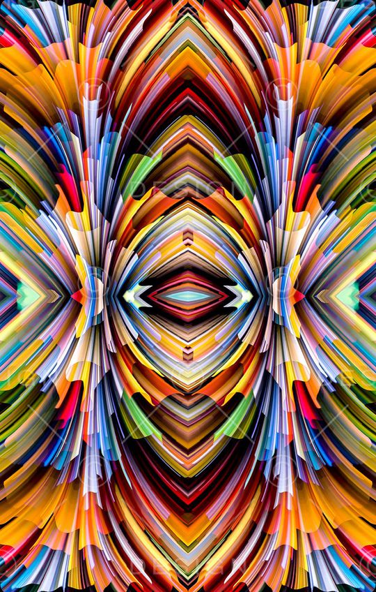 分形艺术印花华亿平台图片