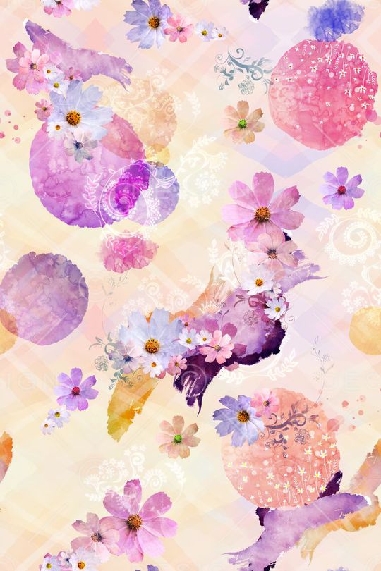 方格底纹印花华亿平台图片