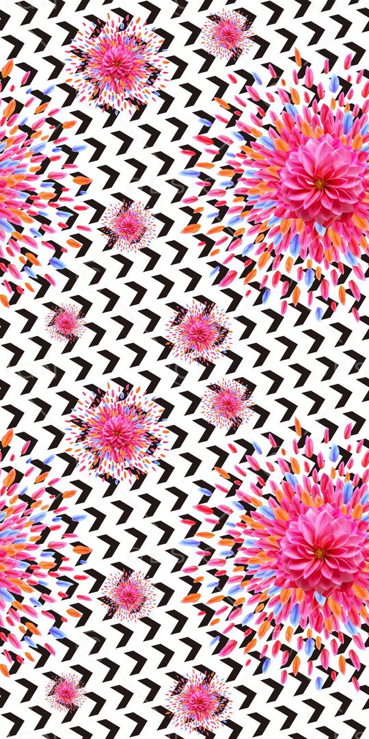 百花怒放印花华亿平台图片