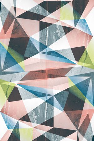 几何印花华亿平台图片