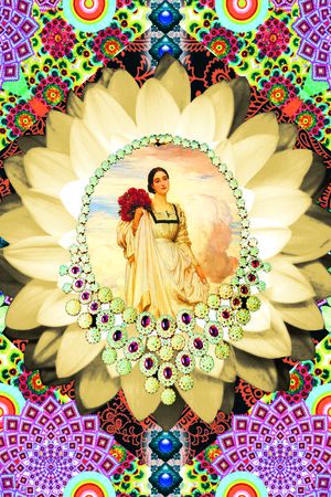 MAX-珠宝花卉印花华亿平台图片