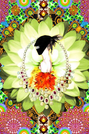 MAX-珠宝花卉印花华亿平台图片