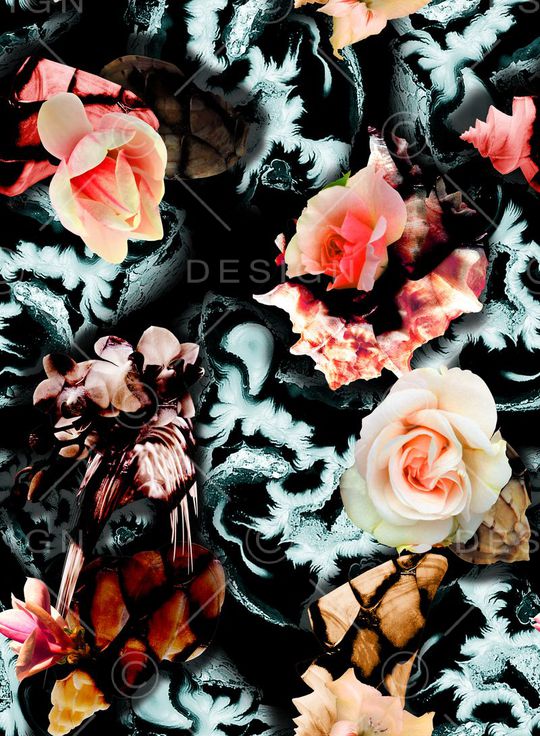 抽象印花华亿平台图片