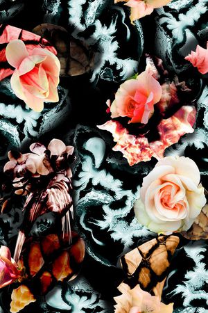 抽象印花华亿平台图片