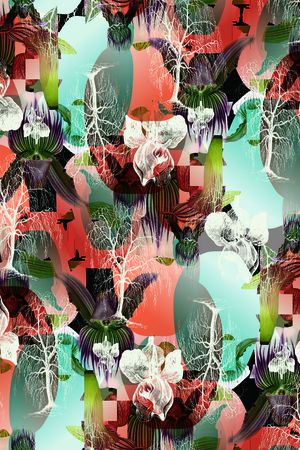 抽象印花华亿平台图片