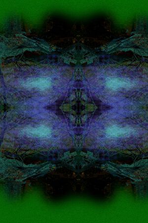 树枝印花华亿平台图片