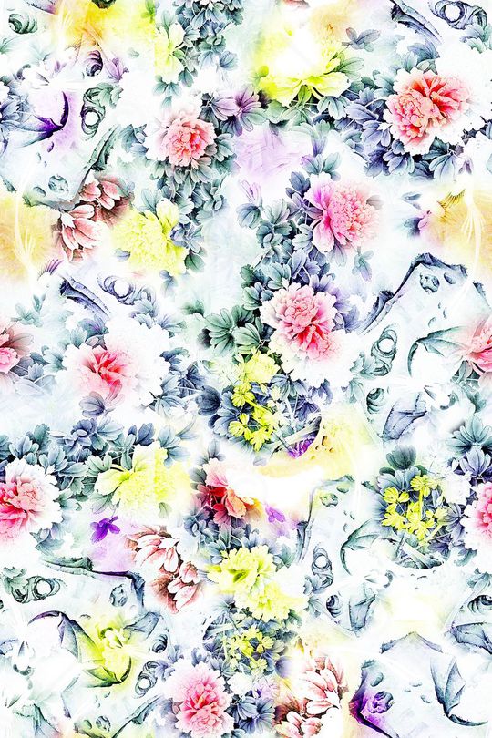 中国风印花华亿平台图片