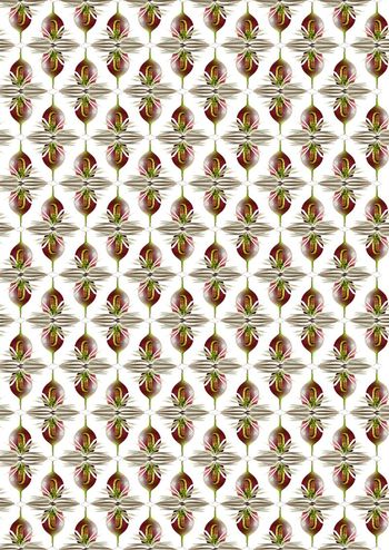 复古 田园 清晰印花华亿平台图片