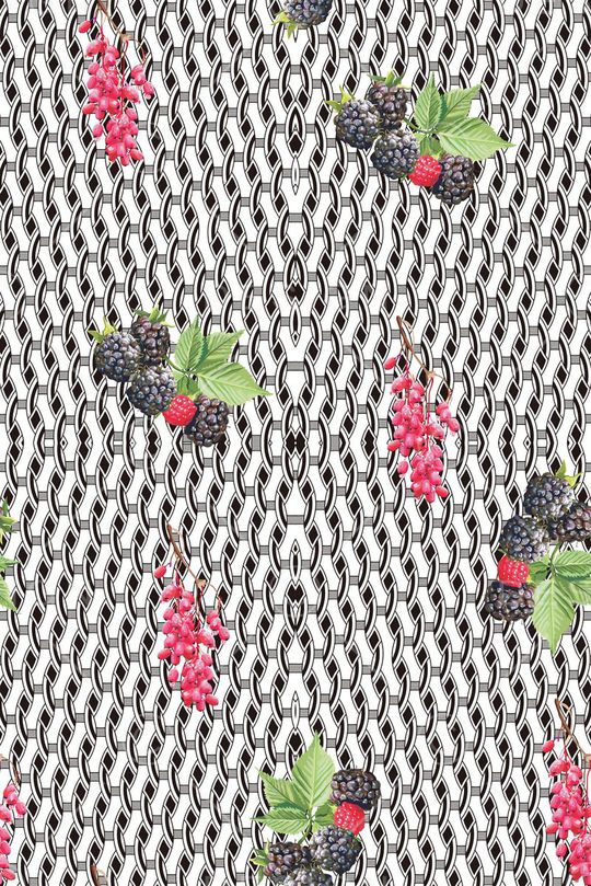 黑白底纹印花华亿平台图片