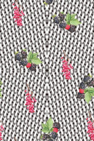 黑白底纹印花华亿平台图片