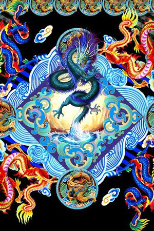 MAX-定位中国民族风印花华亿平台图片