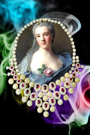 MAX-珠宝花卉印花华亿平台图片