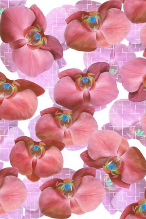 时尚拼贴印花华亿平台图片