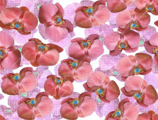 时尚拼贴印花华亿平台图片